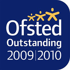 OFSTED Outstanding 2009-2010 Logo